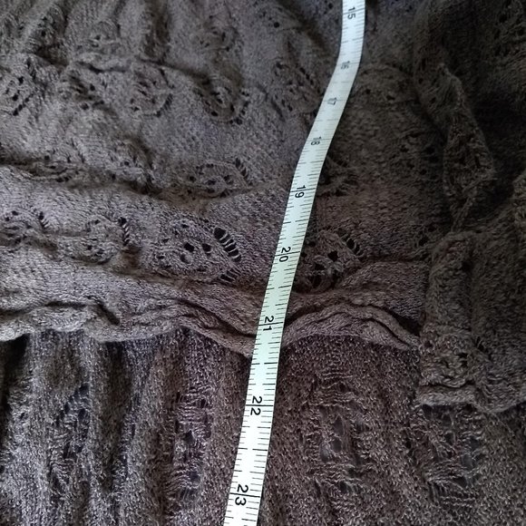 Free People high low crochet sleeveless tunic dress NWOT - Picture 8 of 11